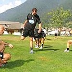 Video Juventus in ritiro a Pinzolo con nuove maglie anni '70 per preparare campionato serie A 2008-2009