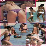 Federica Nargi, Melissa Satta, Giorgia Palmas,Miley Cirus, Antonella Mosetti in bikini al mare. Foto vip estate 2009