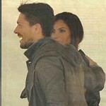 Marco Borriello e Camila Morais insieme a cena. Foto