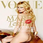 Kate Moss nuda in copertina su Vogue